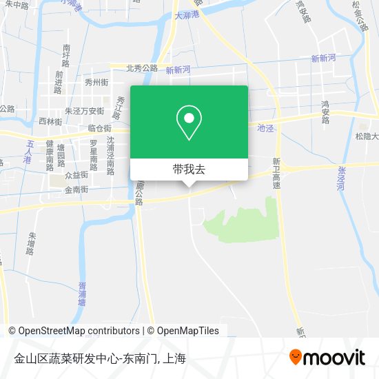 金山区蔬菜研发中心-东南门地图