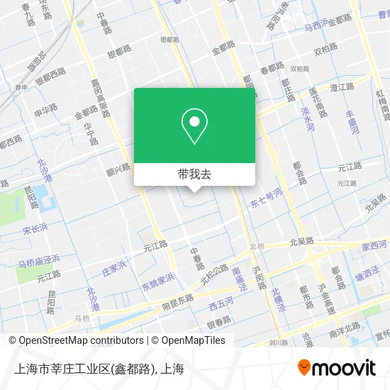 上海市莘庄工业区(鑫都路)地图