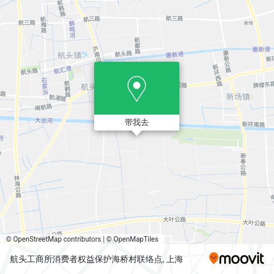航头工商所消费者权益保护海桥村联络点地图