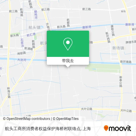航头工商所消费者权益保护海桥村联络点地图