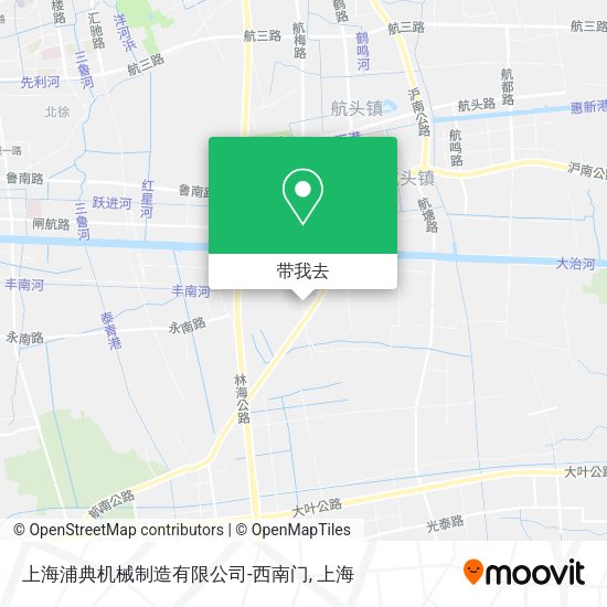 上海浦典机械制造有限公司-西南门地图
