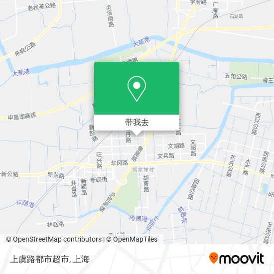 上虞路都市超市地图