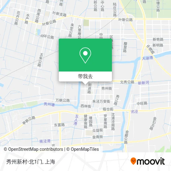 秀州新村-北1门地图