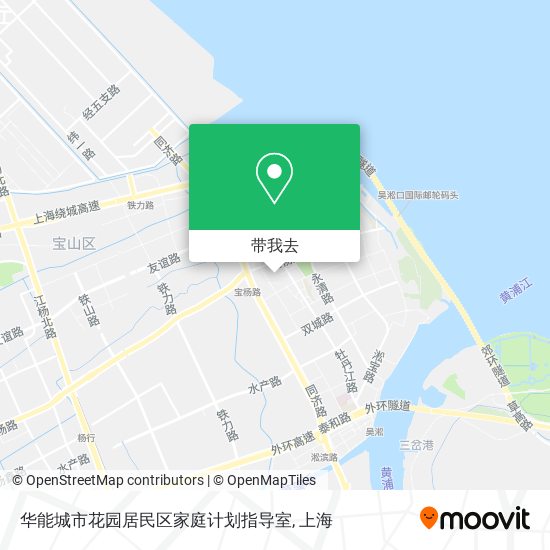 华能城市花园居民区家庭计划指导室地图