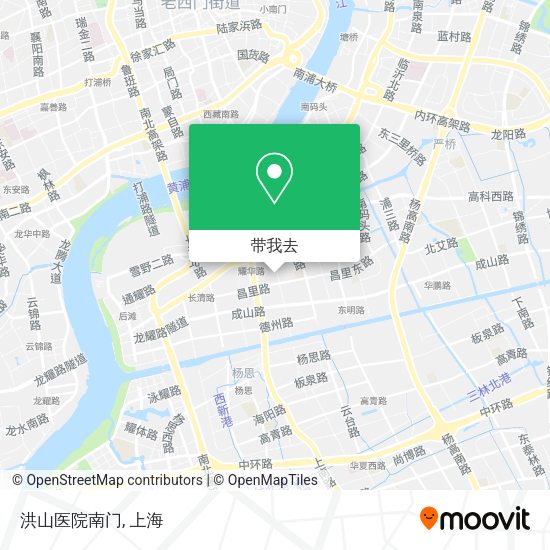 洪山医院南门地图