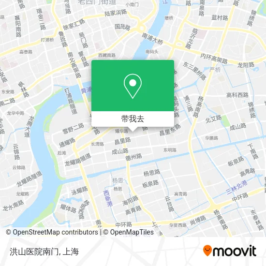 洪山医院南门地图