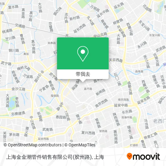 上海金金潮管件销售有限公司(胶州路)地图