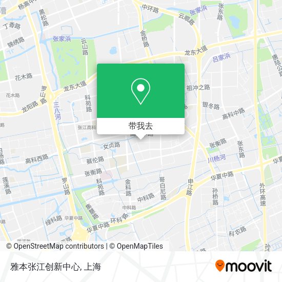雅本张江创新中心地图