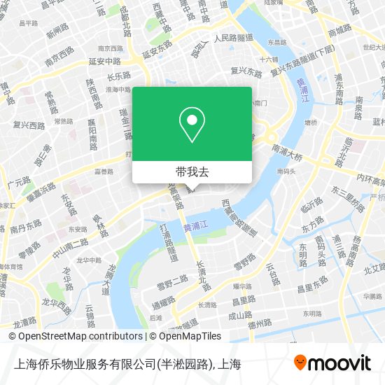 上海侨乐物业服务有限公司(半淞园路)地图