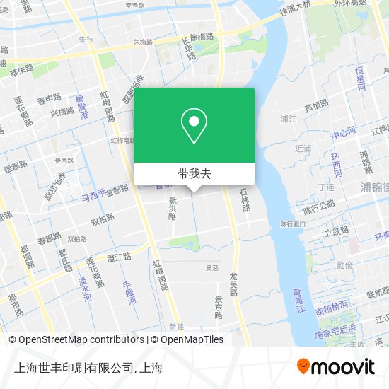 上海世丰印刷有限公司地图