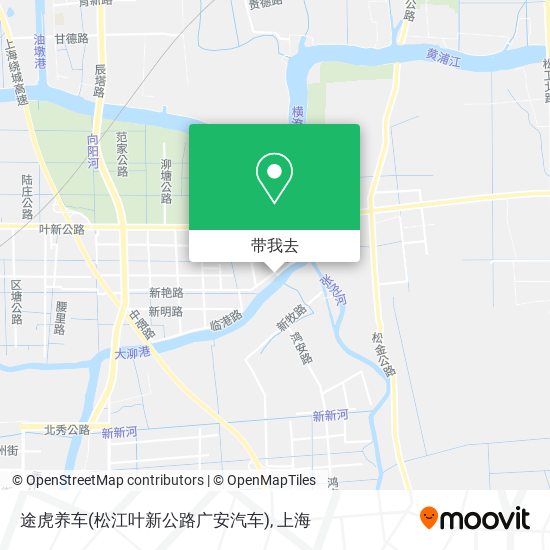 途虎养车(松江叶新公路广安汽车)地图