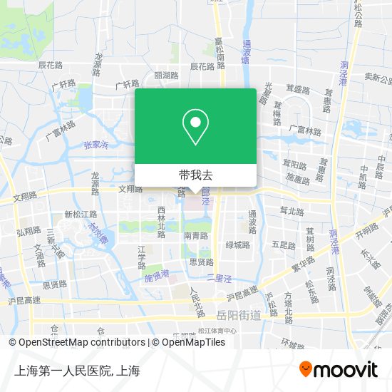 上海第一人民医院地图