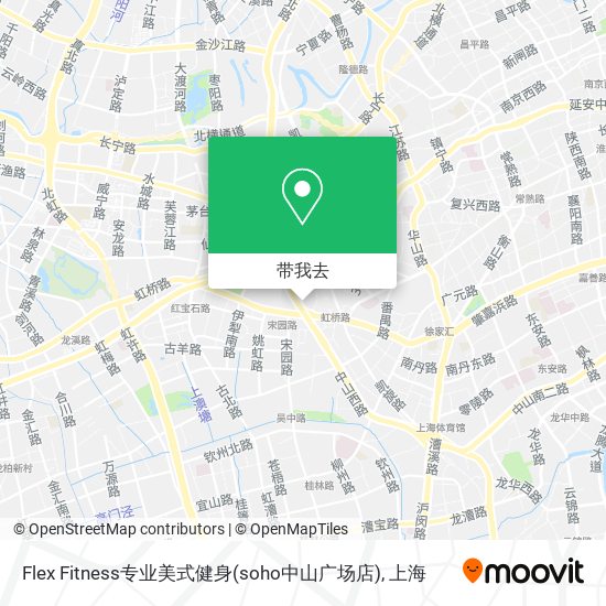 Flex Fitness专业美式健身(soho中山广场店)地图