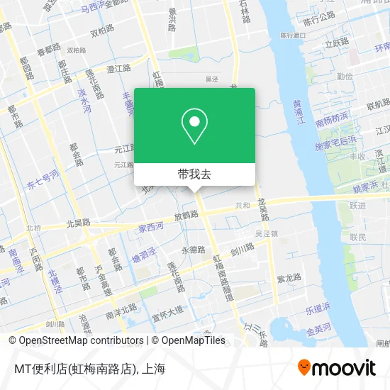 MT便利店(虹梅南路店)地图