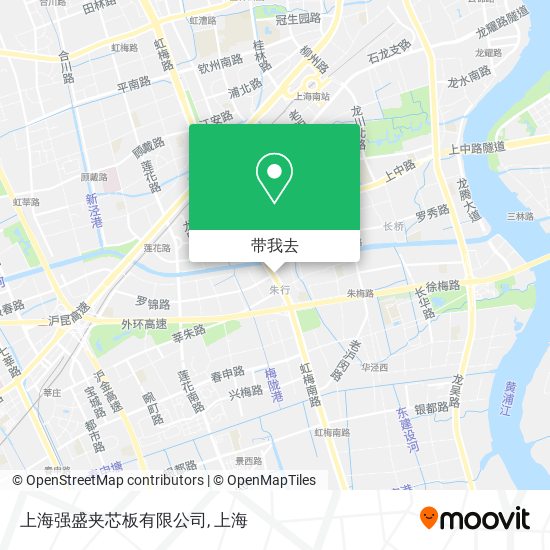 上海强盛夹芯板有限公司地图
