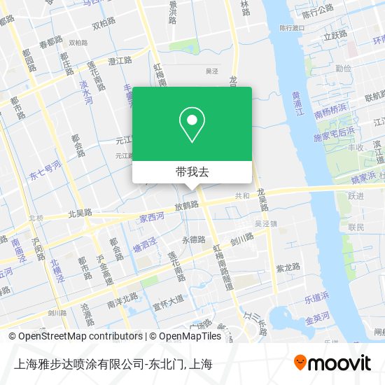 上海雅步达喷涂有限公司-东北门地图