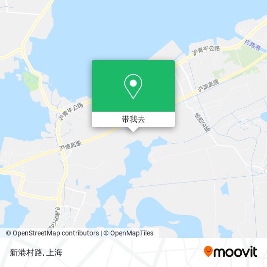 新港村路地图