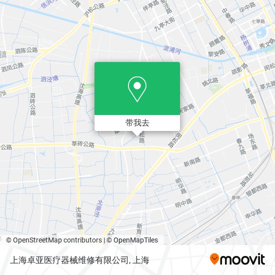 上海卓亚医疗器械维修有限公司地图