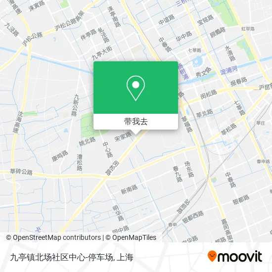 九亭镇北场社区中心-停车场地图