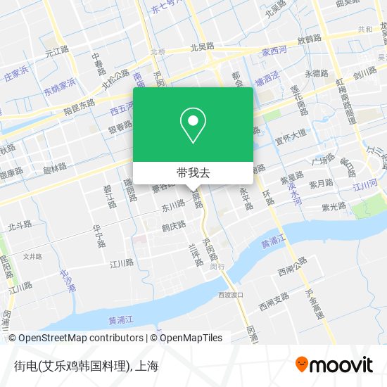 街电(艾乐鸡韩国料理)地图