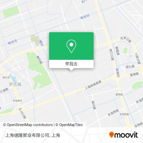 上海德隆胶业有限公司地图