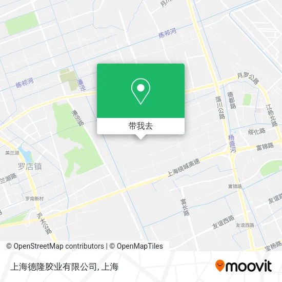 上海德隆胶业有限公司地图