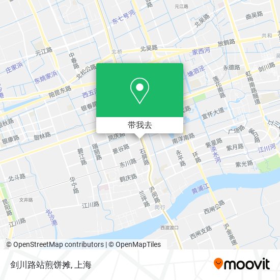剑川路站煎饼摊地图