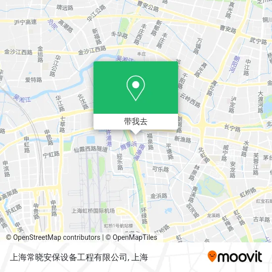 上海常晓安保设备工程有限公司地图