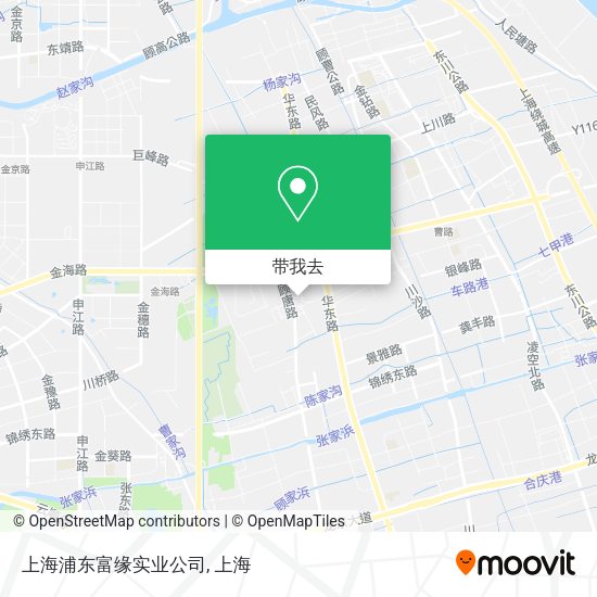 上海浦东富缘实业公司地图