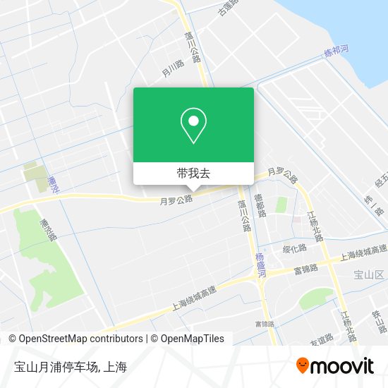 宝山月浦停车场地图