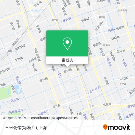 三米粥铺(颛桥店)地图