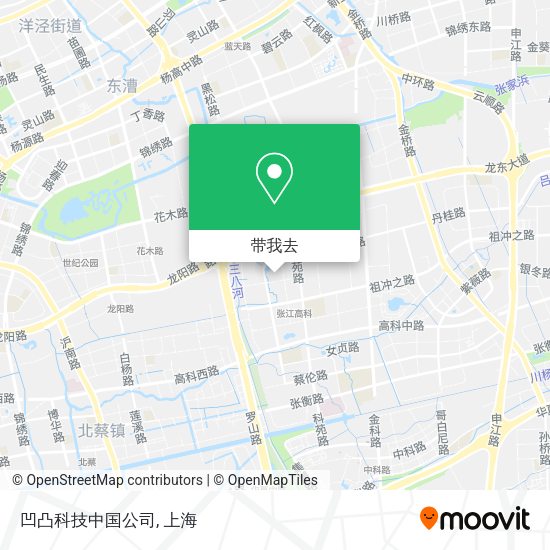 凹凸科技中国公司地图