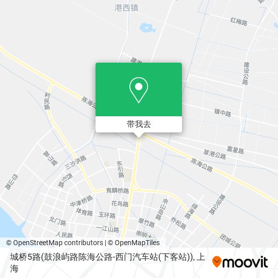 城桥5路(鼓浪屿路陈海公路-西门汽车站(下客站))地图