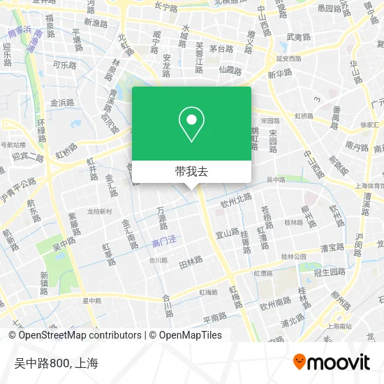 吴中路800地图