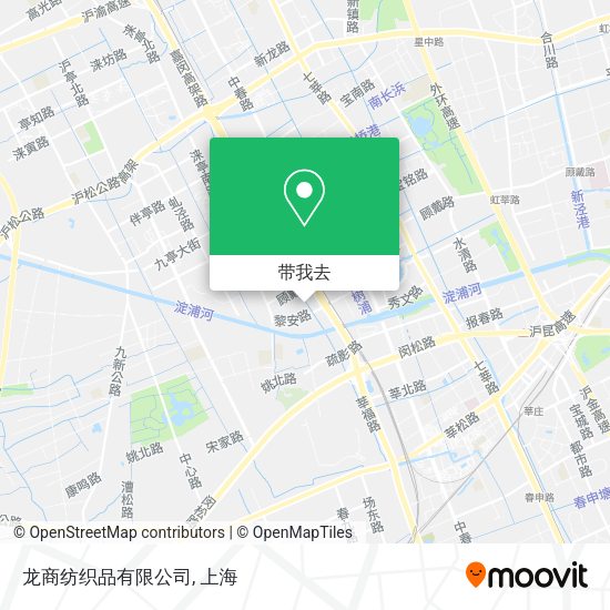 龙商纺织品有限公司地图