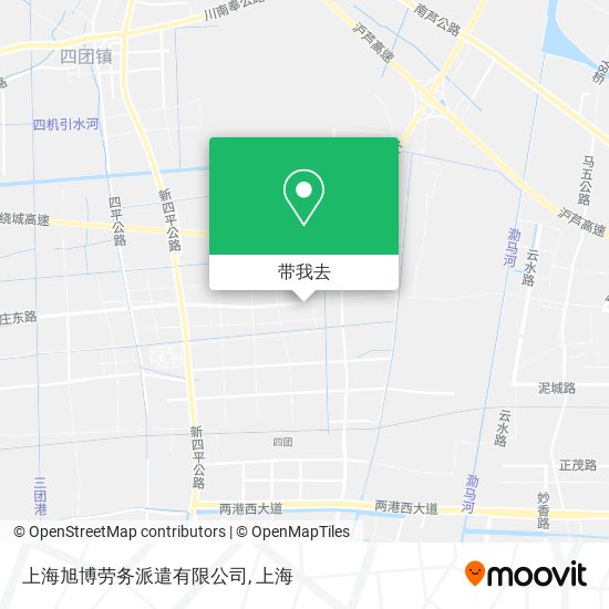 上海旭博劳务派遣有限公司地图