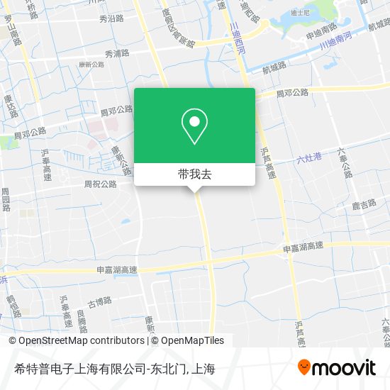 希特普电子上海有限公司-东北门地图