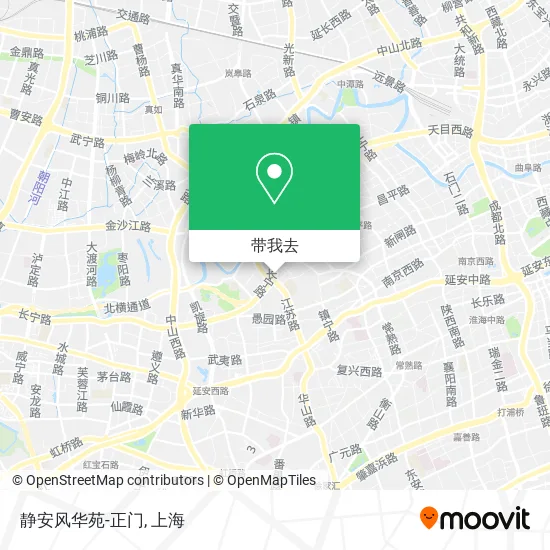 静安风华苑-正门地图