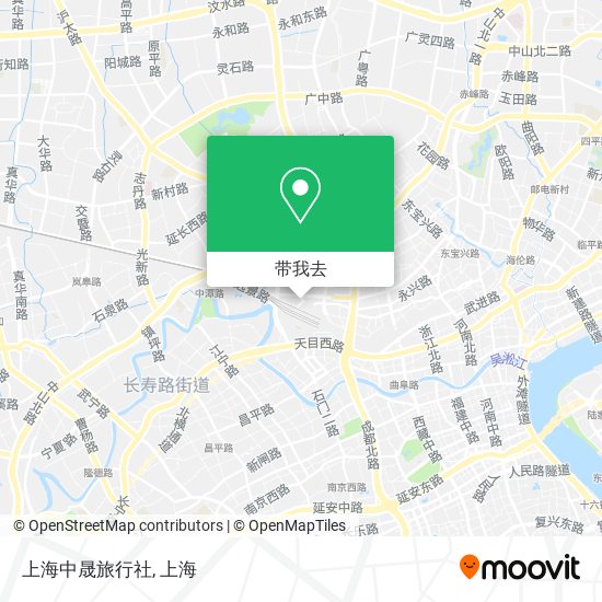 上海中晟旅行社地图