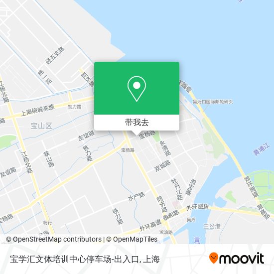 宝学汇文体培训中心停车场-出入口地图