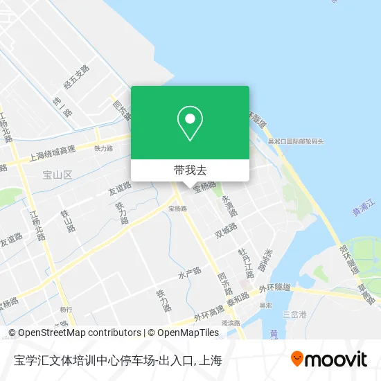 宝学汇文体培训中心停车场-出入口地图