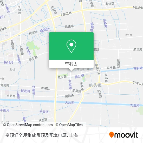 皇顶轩全屋集成吊顶及配套电器地图