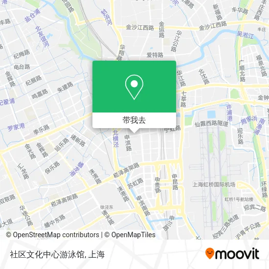 社区文化中心游泳馆地图