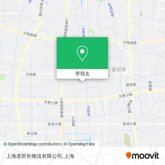 上海老班长物流有限公司地图