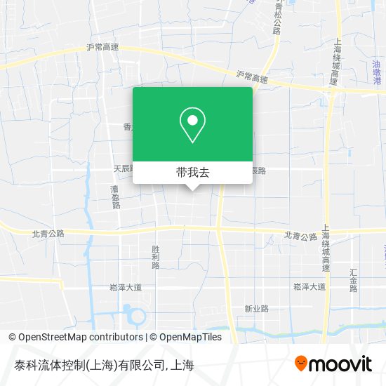 泰科流体控制(上海)有限公司地图