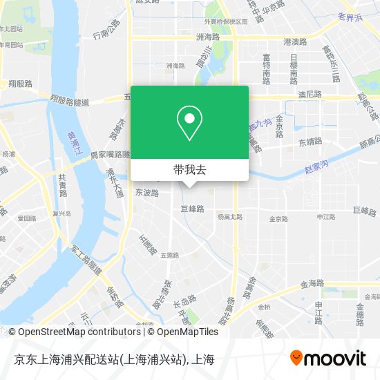 京东上海浦兴配送站(上海浦兴站)地图