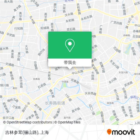 吉林参茸(骊山路)地图
