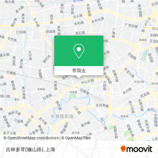 吉林参茸(骊山路)地图