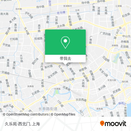 久乐苑-西北门地图