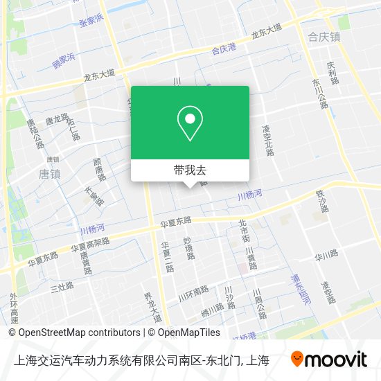 上海交运汽车动力系统有限公司南区-东北门地图